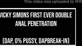 vicky simons tall brazilian dap monster cock gapes ass pussy