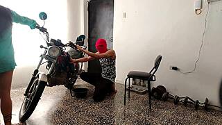 innocent neighbor's curvy ass shakes wildly during kinky domination play