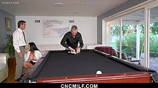 office party got kinky fast threesome with secretary bent over milf takin it rough