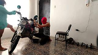 innocent neighbor's curvy ass shakes wildly during kinky domination play