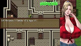 oh man, trapped in a sexy camp with busty zombie girls? zombies retreat spanish chapter 1!