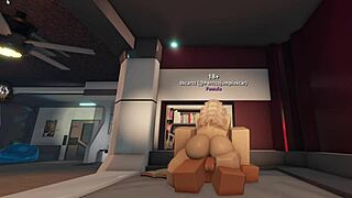 Innocent Roblox Bitch Takes Monster Giant Cock First Time Ever