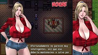 oh man, trapped in a sexy camp with busty zombie girls? zombies retreat spanish chapter 1!