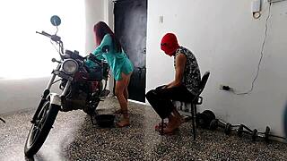 innocent neighbor's curvy ass shakes wildly during kinky domination play