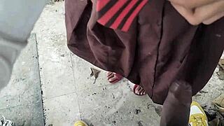 desi indian schoolgirl sneaks boyfriend's huge cock for classroom doggystyle pounding