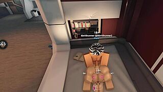 Innocent Roblox Bitch Takes Monster Giant Cock First Time Ever