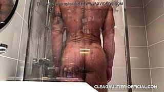 you wanna join clea gaultier under the hot shower spray rubbing her wet skin?