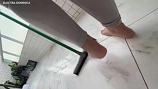 Brazilian Maid's Huge Ass Drives Me Wild I Soak Her Wet