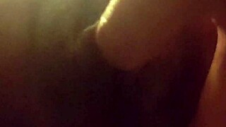 Pretty Ebony Pussy Fingered Close Up Solo Clit Play