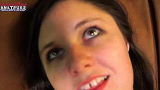 busty brunette sarah james takes holiday deepthroat and pussy pounding!!