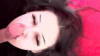 my cute face pressed tight next to massive throbbing cock