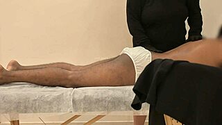 Hidden cam catches happy ending handjob massage