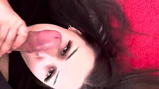 my cute face pressed tight next to massive throbbing cock