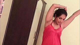 horny indian stepsister accidentally bends over for young stepbrother's deep creampie fuck