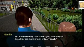 Redhead milf tempts teen in erotic family game with big ass and tits tease