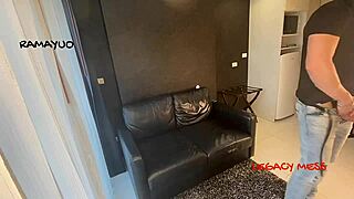 that legacy shemale with big cock bends him over for intense doggystyle assfucking