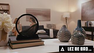 blake blossom unleashes her desires on vanessa sky's hairy pussy during intense lesbian practice