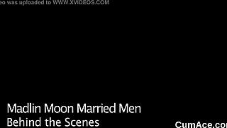 this nasty pov idol kneels for blowbang handjobs then gulps massive facial bukkake load