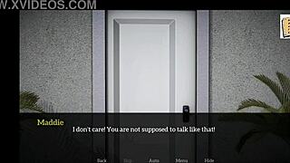 Redhead milf tempts teen in erotic family game with big ass and tits tease