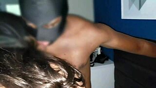 ebony beauty skips condoms in mmf interracial group with karina lucas