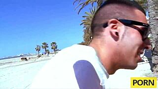 Experienced French Brunette Craves Bent-Over Outdoor Anal Pounding With Shaved Pussy