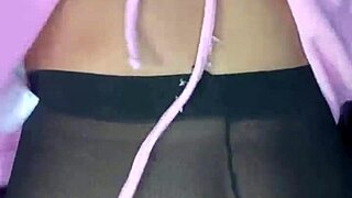 Spanking ass hard while masturbating solo.