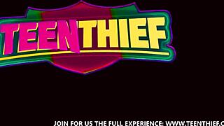 Horny Thief Fucks Bent-Over Guard in CFNM Doggystyle Full Movie