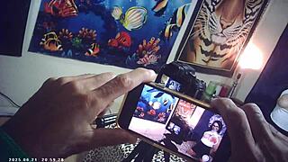 backstage asian babe meets italian pound machine and sucks his huge dick 😘🍆