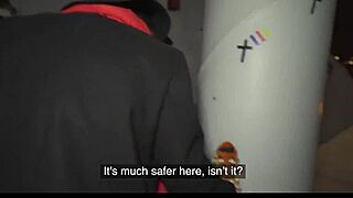 melany mendes street artist picked up for big tits fun