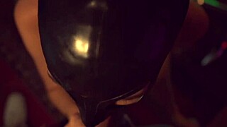 i uncover passion dominance under the mask in this bdsm latex thrill