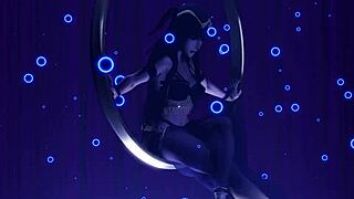 tharja's body tempts you to kneel and worship every curve in her skimpy fire emblem outfit