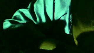 yo late night rooftop blowjob almost got us busted interracial style