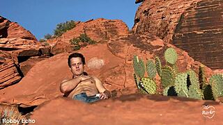 Outdoor anal play teases hidden desires