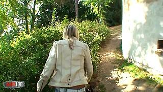 Watch her big tits get that hot cumshot