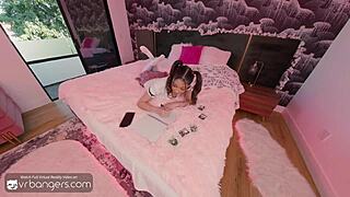 VR Bangers XXLayna Marie Fucks Pool Guy Punishing Ex in HD