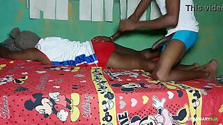 Horny Black Neighbor Spies My Wet Pussy Lips on Bed Begs for Monster Cock Fuck