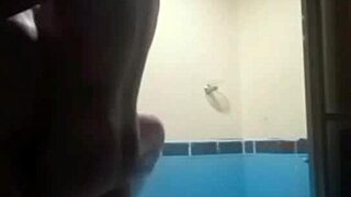 Curvy hairy Colombian milf prostitute with big tits fucked doggystyle in motel