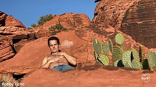 Outdoor anal play teases hidden desires