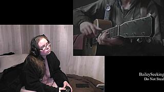 naked bbw ellie glasses piercing plays last of us 2 nude 😈🍑