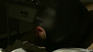 shemale scientist dominates dude with monster cock anal hardcore bondage