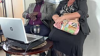 boss bbw blonde milf secretary blows black cock eats pussy office cumshot