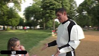 Zoe Doll, you sexy Spanish fuckdoll, ride this Stormtrooper cock on Star Wars day!