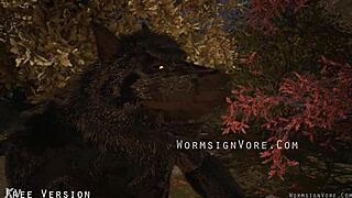 damn, werewolf devours barefoot waitress feet