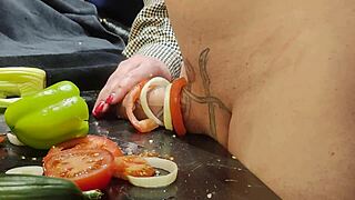 Kitchen Cock Torment with Urethral Insertion and Humiliation