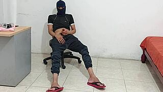 Homemade Roleplay: Neighbor Student Begs Daddy's Big Hard Cock Instead of Stepsis