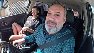 boyceta hitches ride and fucks first time anal with cristal ortega