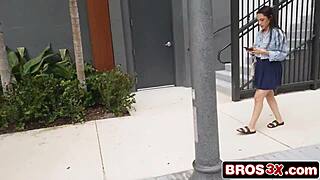 bus pickup babe rides rough bbc for cash 💦🔥 whoa!