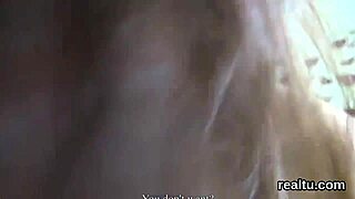 glamorous czech kitten fucked hard pov after mall seduction