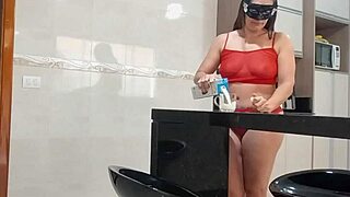 whoa my young stepson with huge dick flooded my mouth with a liter of cum so tasty!!