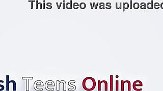 stunning british teen's specialty blowjob skills shine in homemade lingerie session